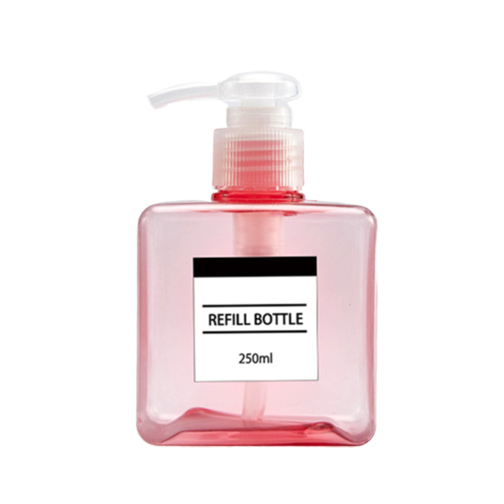 Pnellth 250ml Empty Shampoo Lotion Shower Gel Pump Bottle Dispenser