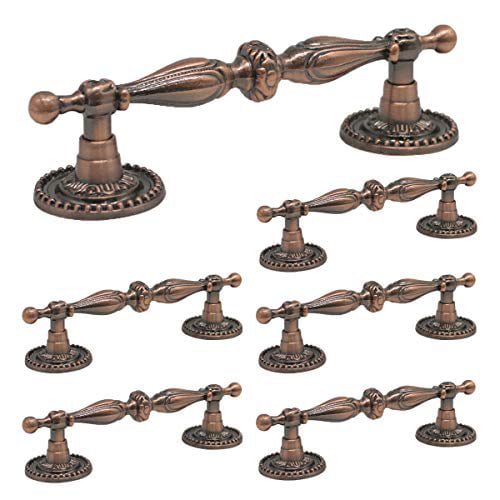 Cabinet Handles 3 1 2 Inch 90mm, Copper Cabinet Pulls 5 Inch