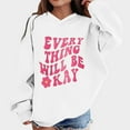 thumbnail image 2 of kpoplk Teen Girl Clothes Tie Dye Sweatshirt Tops Girls Fall Winter Hoodie G,White, 2 of 4