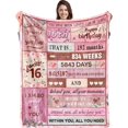 thumbnail image 1 of LHSHID 16 Year Old Girl Birthday Creative Blanket Gift 40x50in, 1 of 7