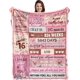 thumbnail image 1 of LHSHID 16 Year Old Girl Birthday Creative Blanket Gift 40x50in, 1 of 7