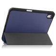 thumbnail image 5 of TECH CIRCLE Case for iPad 10th Generetion 2022 Case with Pencil Holder, Slim Lightweight Trifold Stand Smart Case Soft TPU Back Auto Sleep/Wake for iPad 10th Generation 10.9 Inch 2022,Darkblue, 5 of 10
