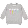 thumbnail image 2 of Inktastic Rainbow Golf Tees Toddler Sweatshirt, 2 of 4