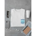 thumbnail image 3 of Blue Waves Faux Pocket Graphic Men White T-Shirt, Male x-Large, 3 of 4