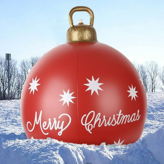 55cm Inflatable Christmas Decor Santa Claus Yard Decoration, Sturdy PVC Weatherproof Outdoor Holiday Inflatable for Porch Garden Home Decor