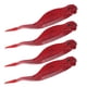 thumbnail image 5 of Artificial Forktail Bait, Fishing Soft Lure Cool Fishing Gear Forktail Soft Bait  For Freshwater Saltwater ANGGREK Rojo transparente, 5 of 8