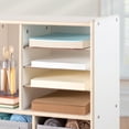 thumbnail image 2 of Guidecraft EdQ Shelves and 10 Bin Storage Unit 30" White: Wooden Kids' Classroom Bookshelf with Cubbies and Organization for Home, 2 of 5