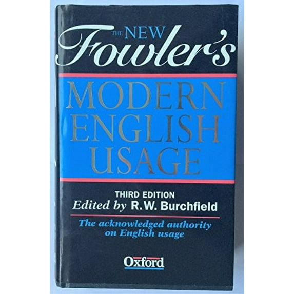 Pre-Owned The New Fowler's Modern English Usage (Hardcover) 0198691262 9780198691266
