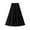 Black, variant on USSUMA Skirts for Women Trendy Summer Midi Skirt Solid Color High Waist Pleated Mid-Calf Skirt Retro Dresses Loose Skirt Camping Beige Skirt for Women Free Size