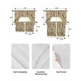 thumbnail image 5 of Rustic Botanical Swag Curtains for Living Room/Bedroom Windows, Vintage Floral Wildflower Kitchen Curtains and Valances Set 36 Inch Length, Light Filtering Swags Valance Curtain Panels, 5 of 5