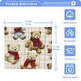 thumbnail image 5 of BZSMCE Towel Cotton Face Towel Soft Hand Towels Fashion Bear Charmin Pattern, 5 of 9