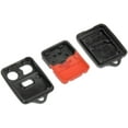 thumbnail image 3 of Dorman 13625 2-Button Black Replacement Keyless Entry Remote Transmitter Case with Panic Button, 3 of 5
