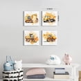 thumbnail image 6 of Construction Car Wall Art Boys Room Decor Truck Tractor Digger Canvas Print Pictures Construction Theme Posters Watercolor Vehicle Paintings Artwork for Bedroom Toddler Artwork Decorations 14x14 4Pcs, 6 of 6