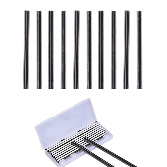 10 Pcs 82mm Reversible Planer Blades HSS Compatible with Makita Bosch Hitachi Black & Decker DeWalt Trend Elu Electric Planers Woodworking DIY Tool