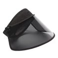 thumbnail image 1 of Gorra con visera transparente ajustable para mujer, protección UV, flexible, para verano, a prueba de sol, color negro, 1 of 5