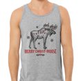 thumbnail image 2 of Merry Christmoose Tank Top Unisex X-Small Grey, 2 of 5