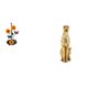 thumbnail image 1 of Dispensador De Toallas De Papel Con Diseño De Guepardo Dorado, Soporte Vertical Antideslizante Para Pañuelos, Escultura De Animal, Centro De Mesa Decorativo, Adorno De Mesa Para Oficina,, 1 of 8
