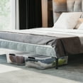 thumbnail image 3 of Sorbus 2-Pack 40 Qt Clear Underbed Storage Bins with Lids & Handles, Stackable, 3 of 7