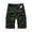 Army Green, variant on Kvture Plaid Cargo Shorts for Men Summer Cotton Button Zipper Work Pants Fashion Multi-Pockets Streetwear Shorts Big And Tall Half Pants Gray XXXL