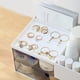 thumbnail image 4 of Makeup Organizer with 2 Drawers, Desk Organizer, 4 Compartments, Cosmetics Storage Box for nail polish,Lipstick, Brushes, Jewelry, Skincare, Bathroom, 4 of 4