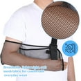 thumbnail image 3 of Mesh Arm Shoulder Sling, Breathable Shoulder Immobilizer Shower Adjustable Suitable for Left And Right Arms Comfort Type Men Women Elbow Wrist, 3 of 6