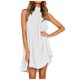 thumbnail image 1 of Vestido largo informal sin mangas con abertura para mujer: vestido largo de verano para la playa, corte A plisado, tallas S-XXL, 1 of 5