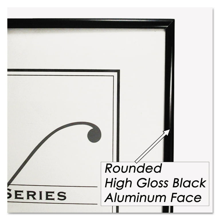 Metal Poster Frame, Plastic Face, 18 x 24, Black Metal Poster Frame, Plastic Face, 18 x 24, Black