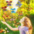 thumbnail image 3 of 5Pcs/Set Elegant Butterfly Shape Flying Card Toy Beautiful Handmade ABS Flying Trick Toy for Kids, 3 of 11