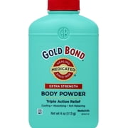 Gold Bond Body Powder, Medicated Extra Strength, 4oz Bottle