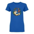 thumbnail image 2 of Portrait Of Magic Unicorn Shaped T-Shirt Women -Image by Shutterstock, Female Large, 2 of 4