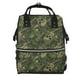 thumbnail image 1 of Disketp Green Camouflage Skull Mochila de Pañales de Gran Capacidad con Múltiples Bolsillos, Mochila de Viaje Multifuncional para Bebé, Unisex, Moderna y Resistente, 1 of 6