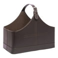 thumbnail image 1 of Lipstore Fruit Gift Basket PU Leather Storage Baskets for College Appreciation Fruits L, 1 of 8