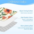 thumbnail image 4 of Flowers with Leaves Ironing Board Covers Heat Resistant Ironing Pad Mat Portable for Travel Washer Dryer Table, 4 of 6