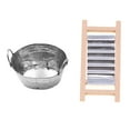thumbnail image 1 of Accesorios para casa de muñecas, lavabo pequeño, modelo de piezas de muñeca BJD, lavabo para casa de muñecas con tabla de lavar para jardín a escala, 1 of 9