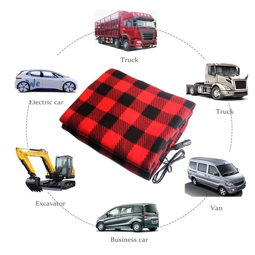 Car Heating Blanket Winter Heated 12V Lattice Auto Electrical Blanket |  Walmart Canada