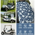 thumbnail image 6 of Delicate Floral Golf Cart Seat Protector 51" x 31" for Golf Cart Front Seat Microfiber Towel Style Cover, 6 of 8