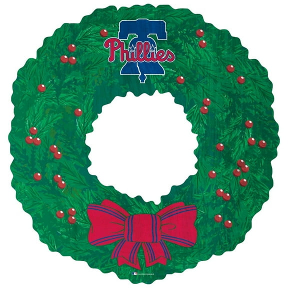 Philadelphia Phillies 16'' Team Wreath Sign