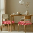 thumbnail image 3 of SEANATIVE Reindeer Chair Seat Covers for Dining Chairs Christmas Chair Covers for Dining Room Set of 6 Elastic Chair Seat Slipcovers Furniture Protector Covers for Home/Restaurant/Banquet, 3 of 7