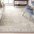 thumbnail image 3 of Safavieh  Hand-Knotted Samarkand Humildad Traditional Wool Rug Light Grey/Beige 8' x 10' 8' x 10' Beige, 3 of 5