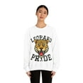 thumbnail image 2 of Vintage Leopard Pride Sweatshirt Leopard Mascot School Spirit Sport Fan White Large, 2 of 6