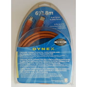 6 Pin to 4 Pin Dynex FireWire Digital Media Cable - 6' (1.8 m)