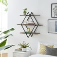 thumbnail image 7 of Danya B. Antigua Crossed Double Diamond Shelf Unit, 7 of 7