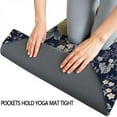 thumbnail image 3 of Pioneer Flower Floral Print Pattern Hot Yoga Mat Towel Non Slip for Hot Yoga - Quick-Drying Yoga Mat Cover with 4 Corner Pockets with Travel Bag - Hot Yoga Towel Non Slip 70"x26", 3 of 6
