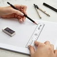 thumbnail image 2 of Ashton and Wright - 6 Inch / 15cm Rulers - Shatter Resistant - Pack of 10 - Clear, 2 of 4