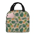 thumbnail image 1 of Disketp Pineapples Palm Leaves for Insulated Lunch Bag for Women and Men, Perfect for Work, Hiking, Picnic, 1 of 8