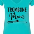 thumbnail image 4 of Inktastic Trombone Mom Band Parent Women's V-Neck T-Shirt, 4 of 5