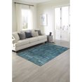 thumbnail image 2 of The Rug Department Liora Manne Fiesta Squares Indoor Rug Aqua, 2 of 3