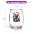 thumbnail image 5 of French Bulldog Patriotic Welcome for 4Th of July Independence Day 15oz Stemless Wine Glass Mug Dog Lover Gifts Wine Glasses Cup - 00010, 5 of 5