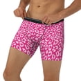 thumbnail image 3 of Salouo Leopard Pattern Men's Boxer Briefs, Soft & Breathable Underwear Elastic Waistband Briefs for Men,1-Pack, 3 of 7