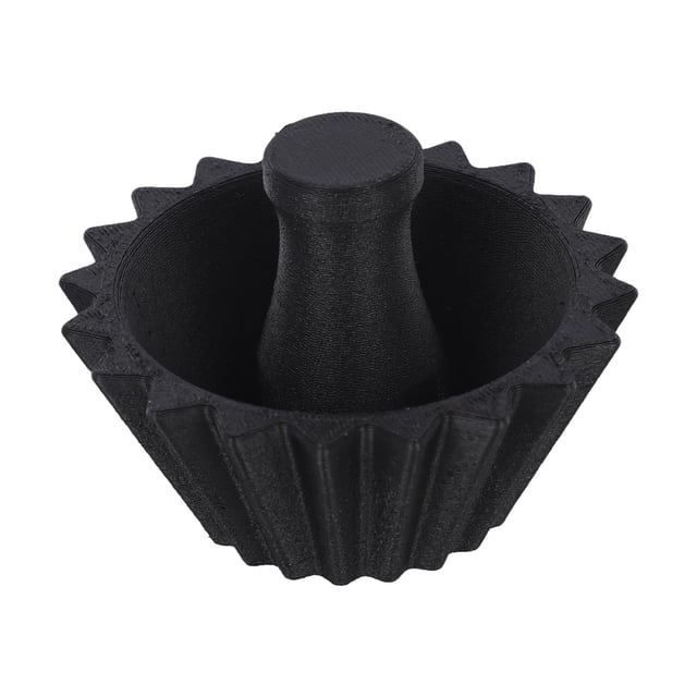 Coffee Filter Shape Retainer,Transparent PETG Press Tool for Origami Filters,20-Rib Design,Portable Auxiliary Brewing Accessory,81x36MM